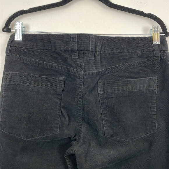 J Crew Bootcut Corduroy Pants Womens 30R Casual 5 Pockets Relaxed Black Pants - Picture 8 of 9